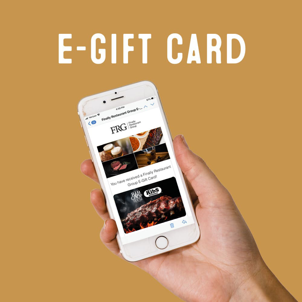 Order Gift Cards - Cole's Chop House, Classic American Steakhouse