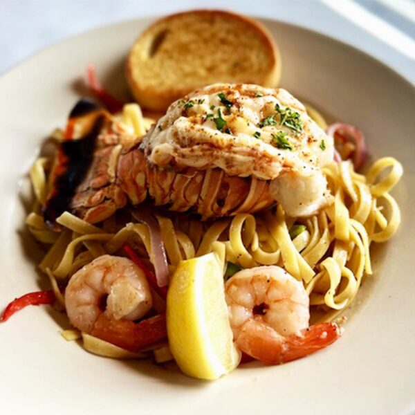 Lobster Tail & Shrimp Pasta