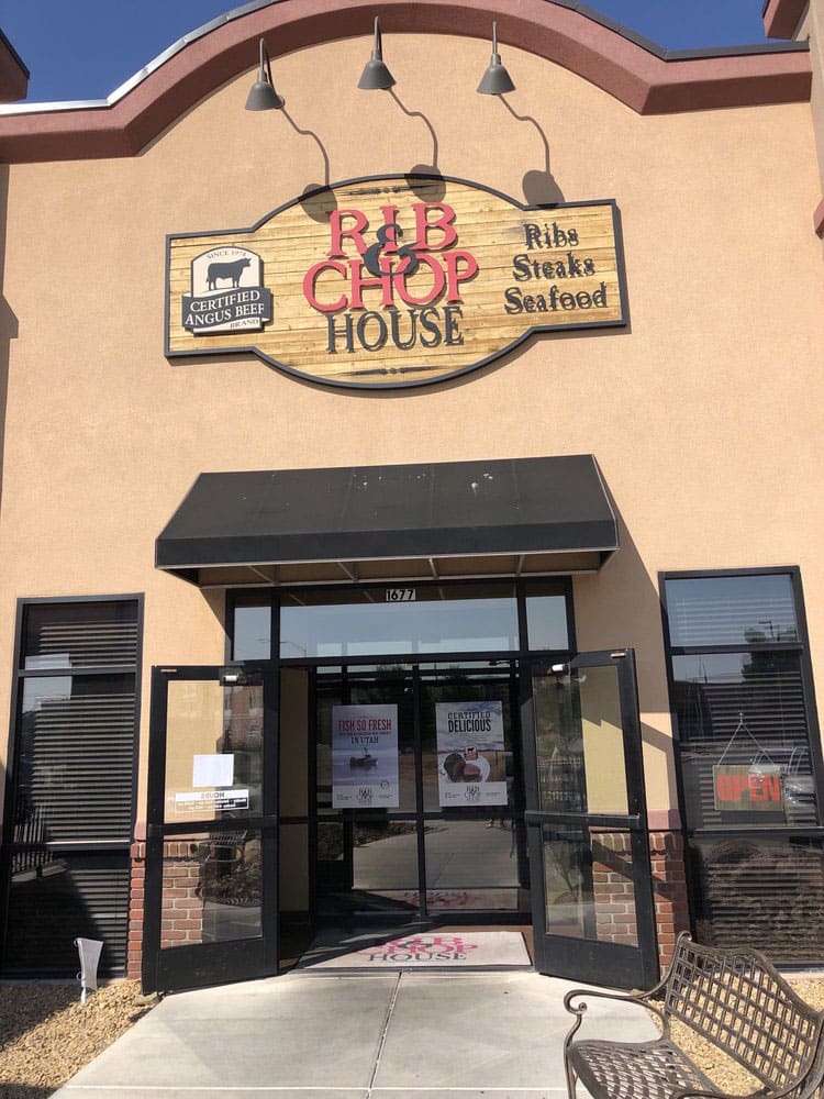 rib & chop house front door st george, utah - steakhouse & bar in st. george, utah